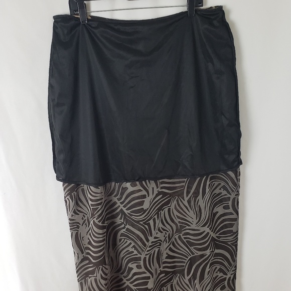 Diana Marco Sheer Animal Print Skirt #59 - Picture 5 of 6